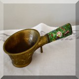 D53. Brass and cloisonne  